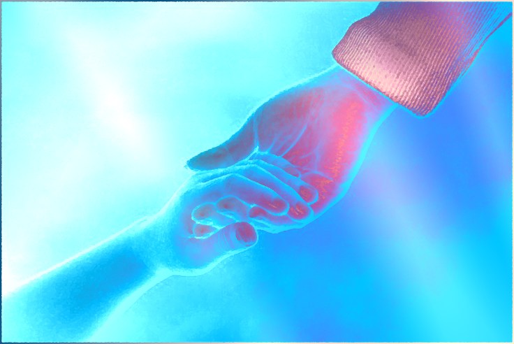 Holding hands linear dodge