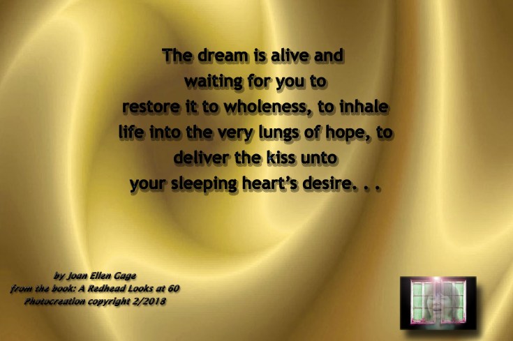 The dream is alive JEG with photo